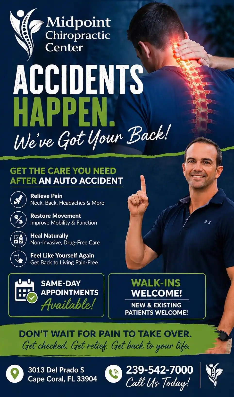 Accidents Happen - We Got Your Back!